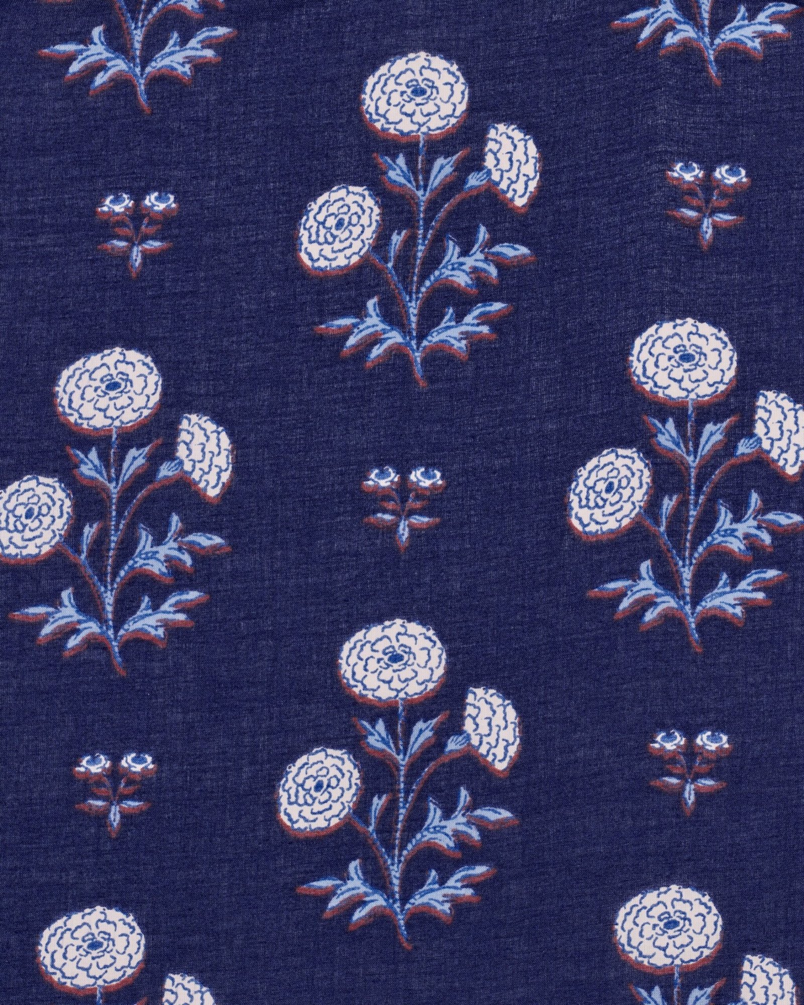 Katie Organic Cotton Blouse in Marigold Bloom Print - Image 3