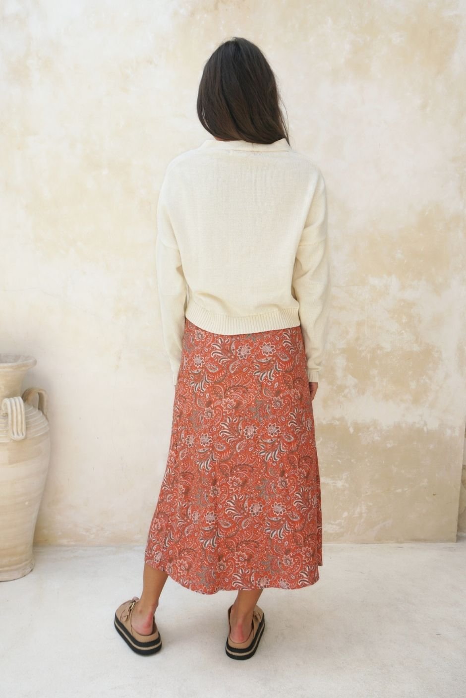 Diana Cardigan in Oat Milk - Image 2