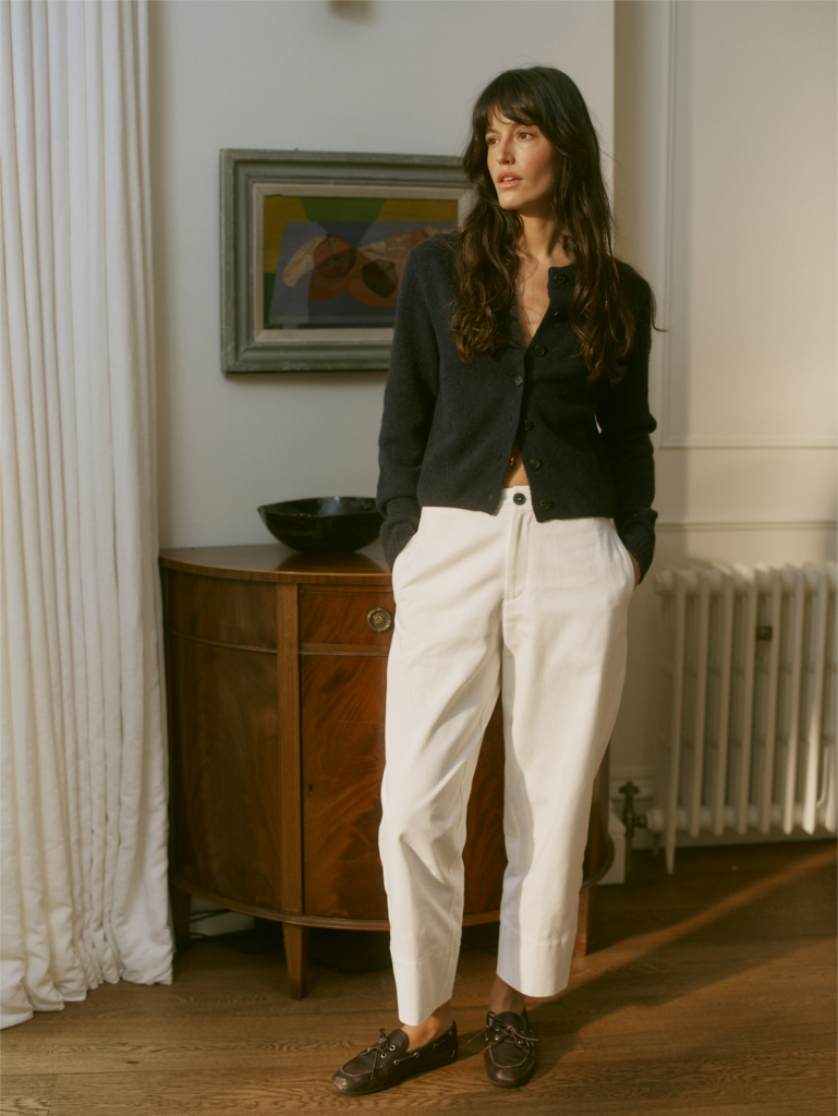 Chartwell Cotton Twill Barrel Leg Trousers