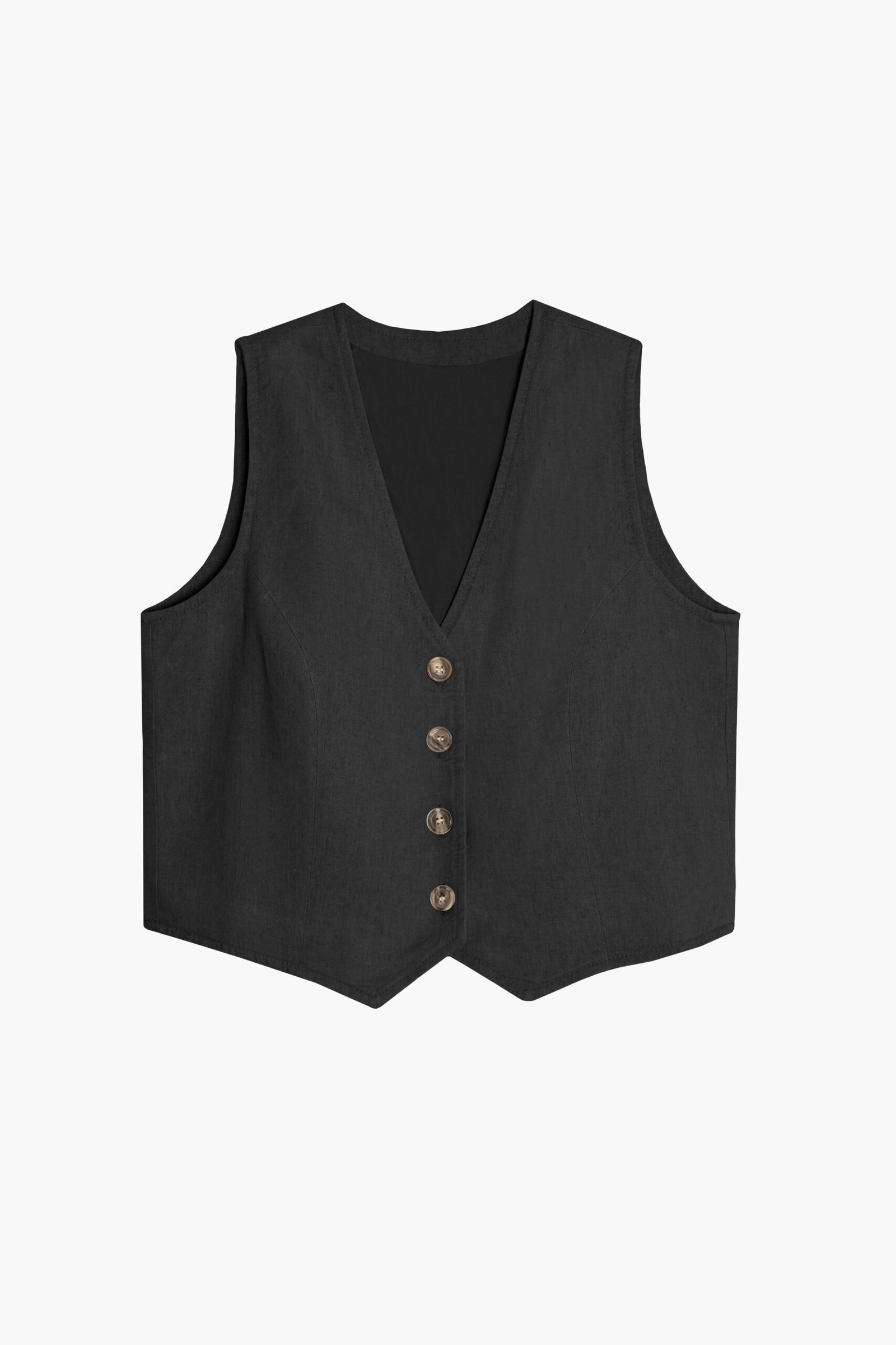 Charlie Short Vest in Nile Silt - Image 3