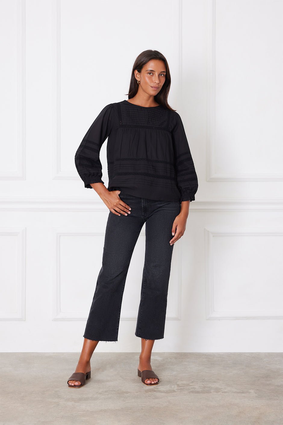 Dawn Blouse in Black - Image 2