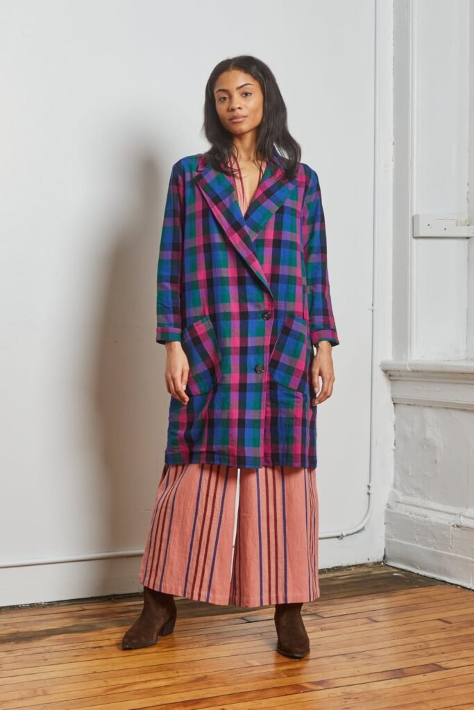 Barney Trench in Heritage Chex Print