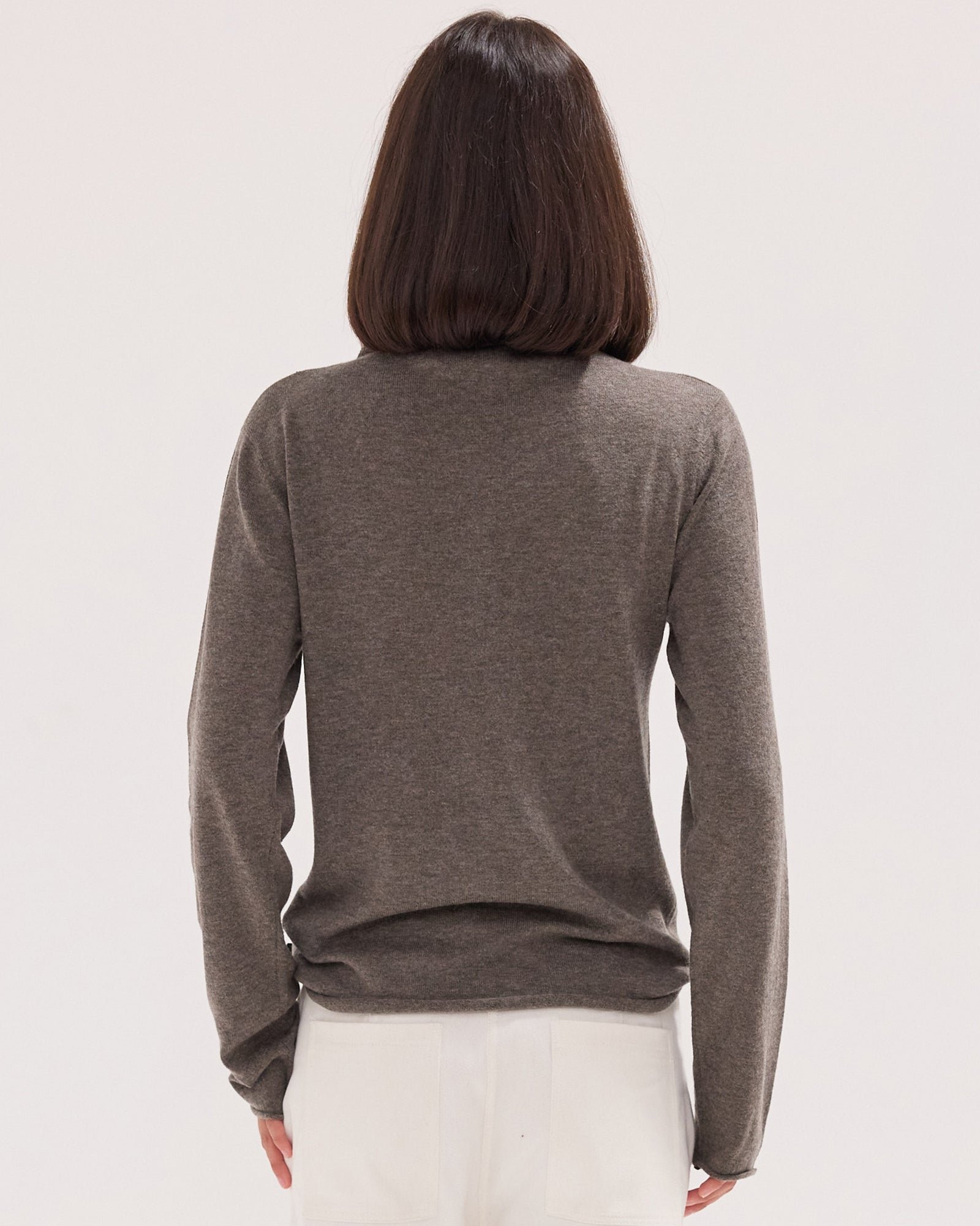The Funnel Neck Top | Squirrel - Image 5