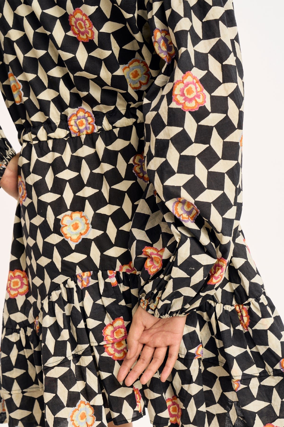 Mira Cotton Dress in Atlas Floral - Image 6