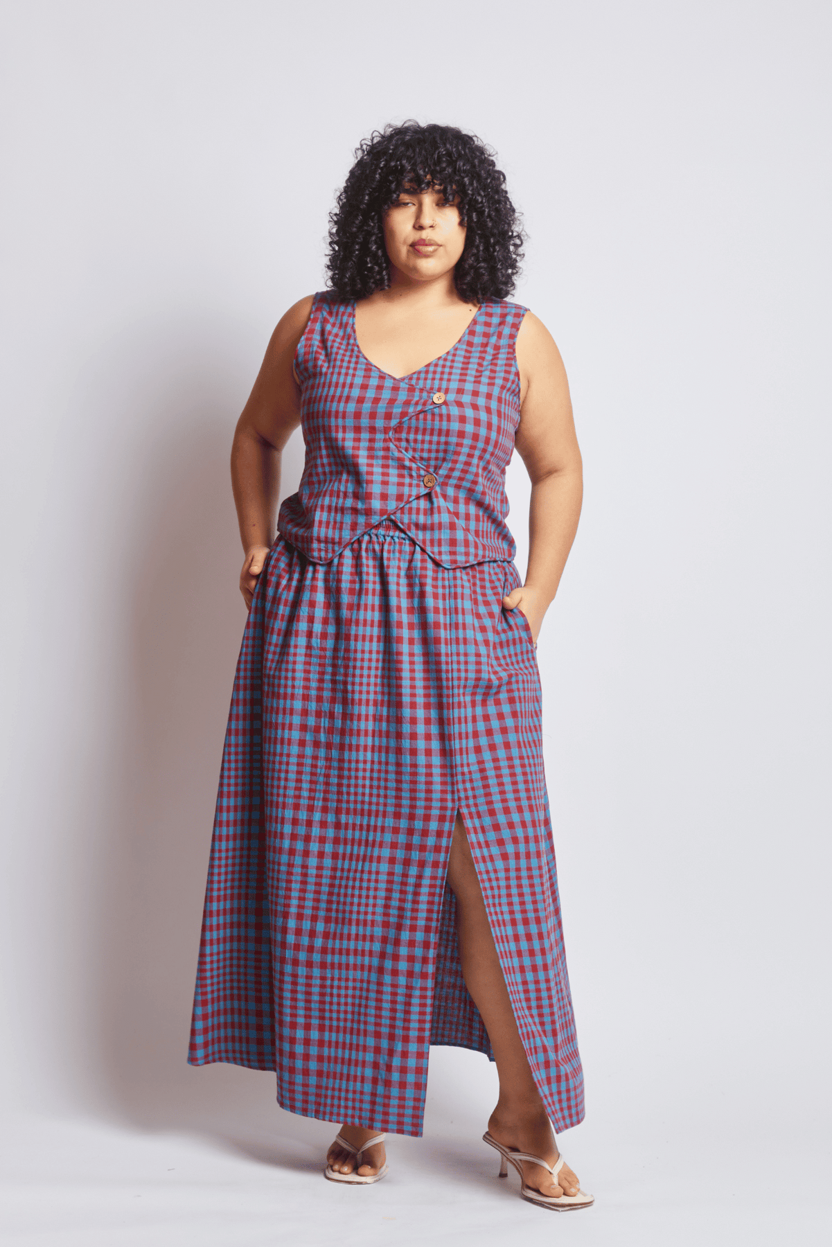 Carmen Vest in Beacon Chex - Image 2