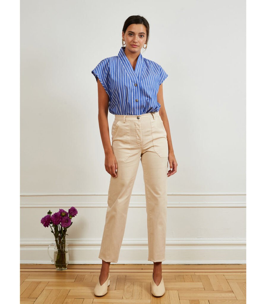 James Straight Leg Work Pants in Sand
