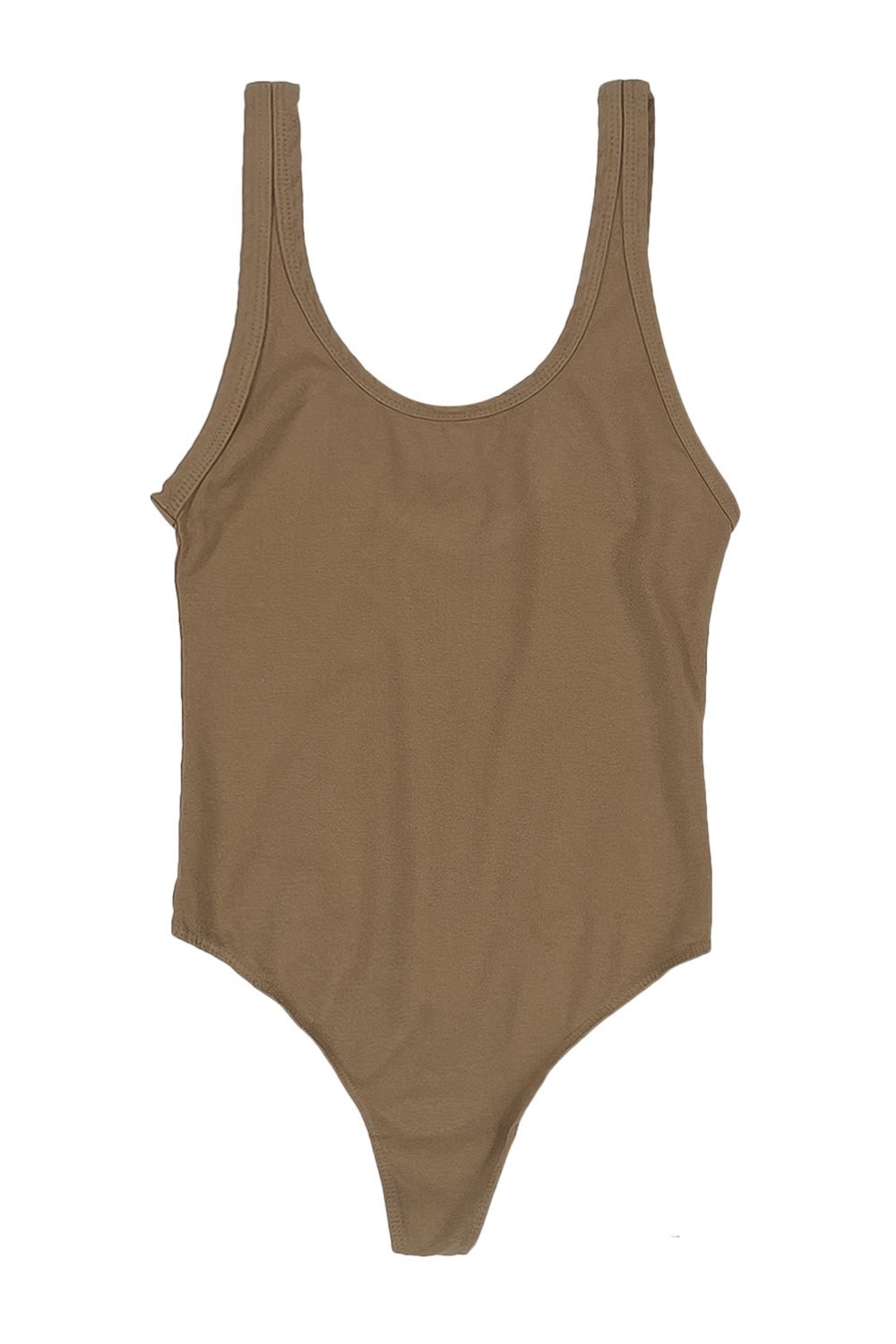 Organic Cotton and Hemp Bodysuit in Tan - Image 2