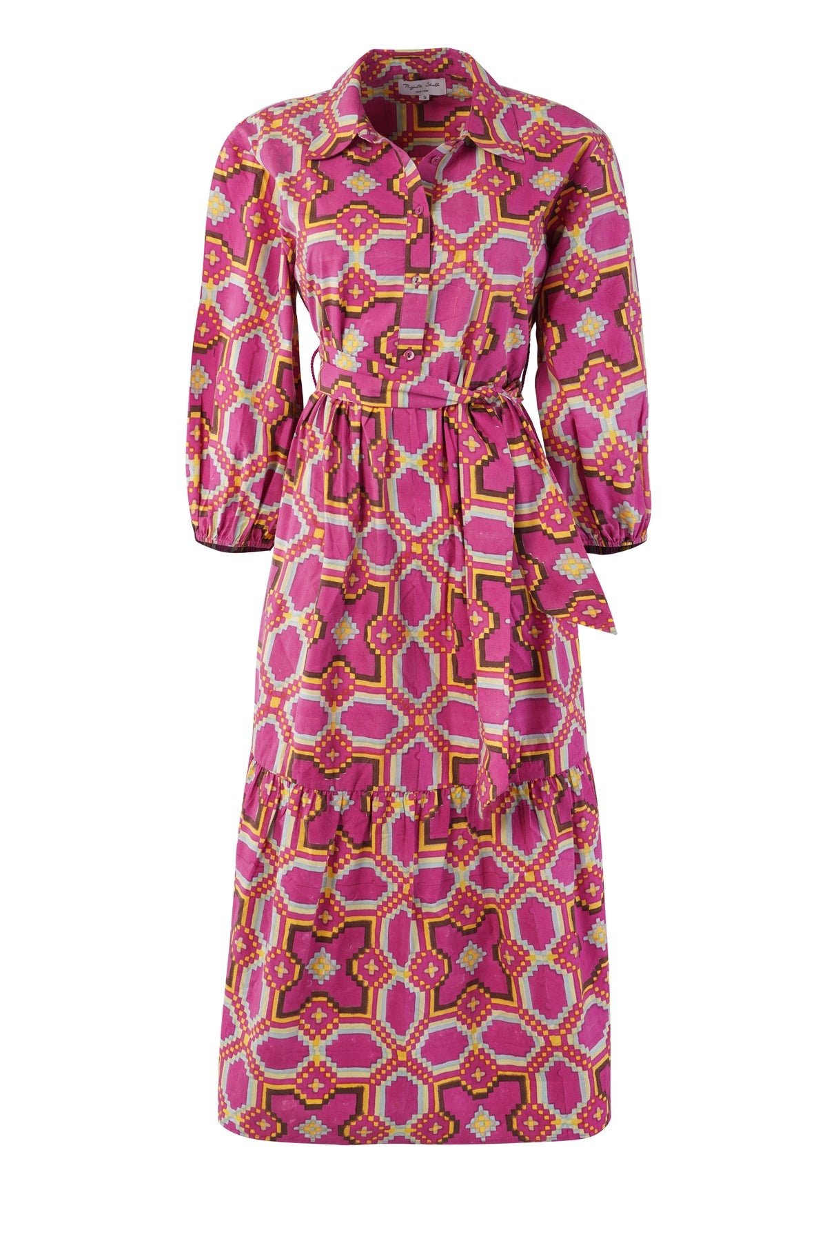 Laurie Dress in Courtyard Berry Print - Image 2