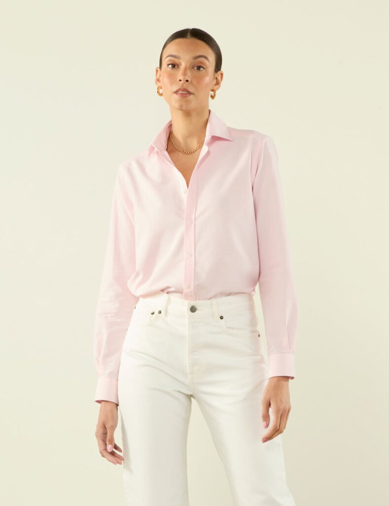 Classic Oxford Organic Cotton Shirt in Pink