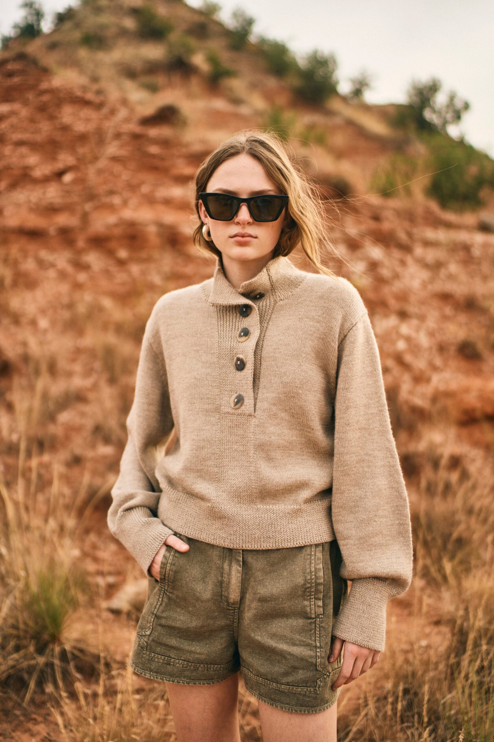 Ghent Alpaca Sweater in Oatmeal - Image 2