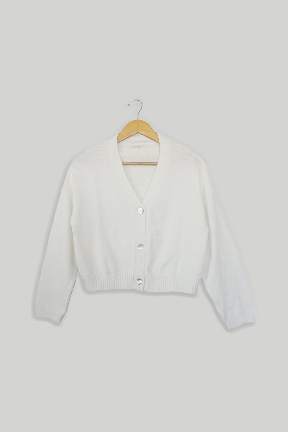 Diana Cardigan in Sugar White - Image 4