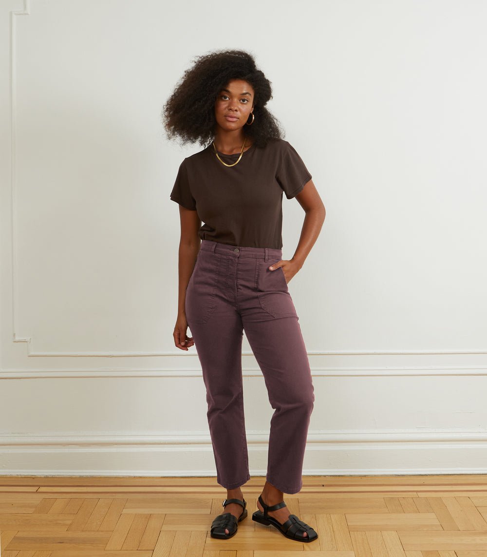 James Straight Leg Work Pants in Black - Image 4