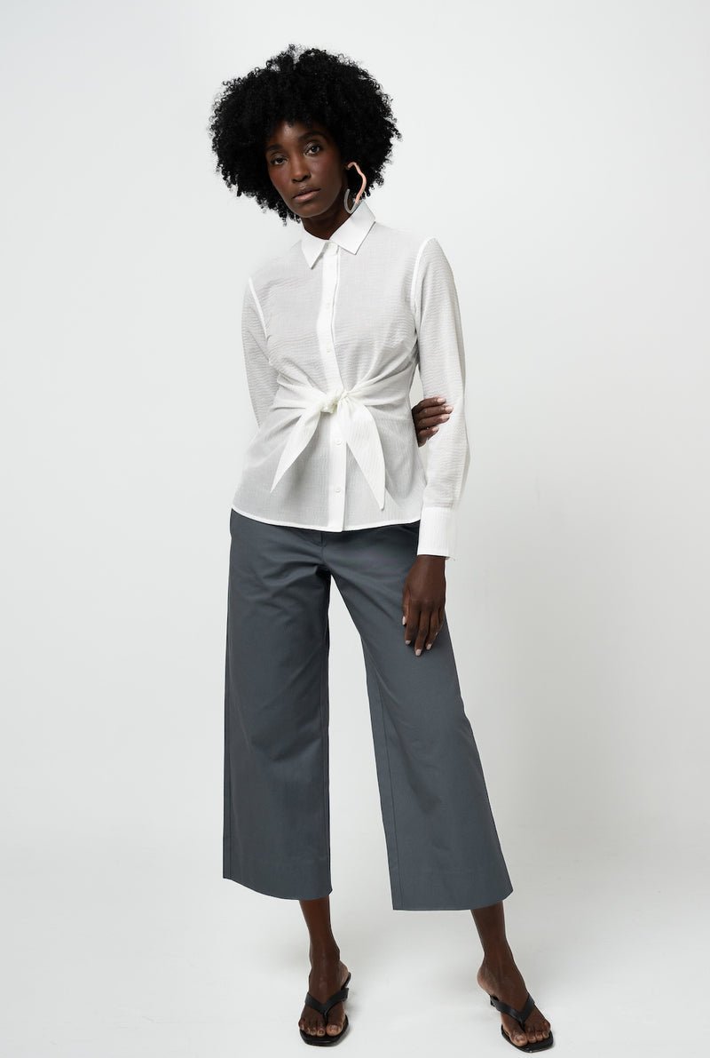 The Conjunction Shirt in Navy Blue - Image 3