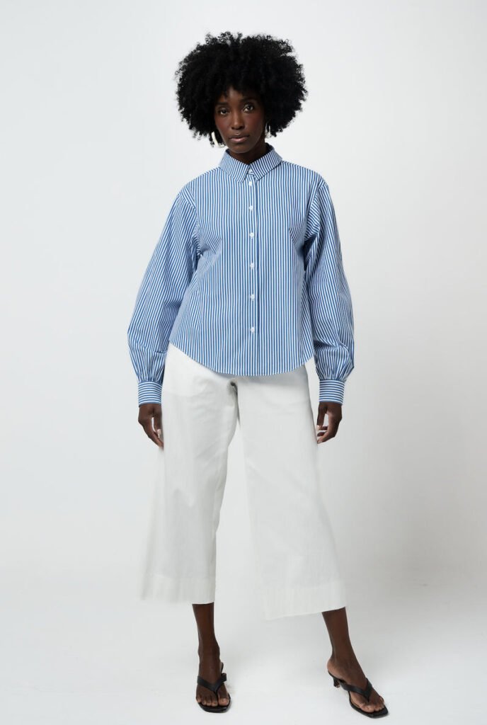 The Split Infinitive Shirt in Cabana Stripe