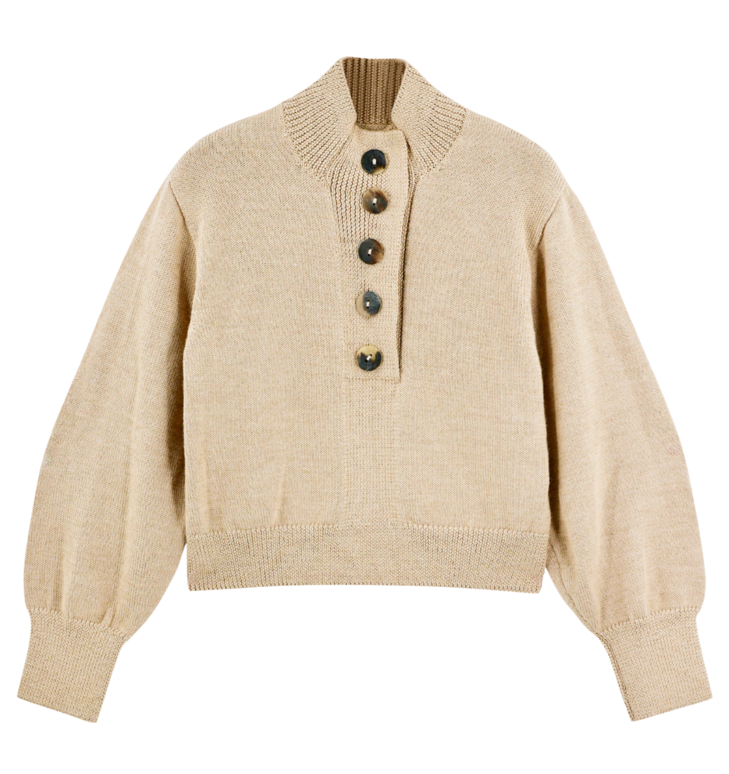 Ghent Alpaca Sweater in Oatmeal - Image 4