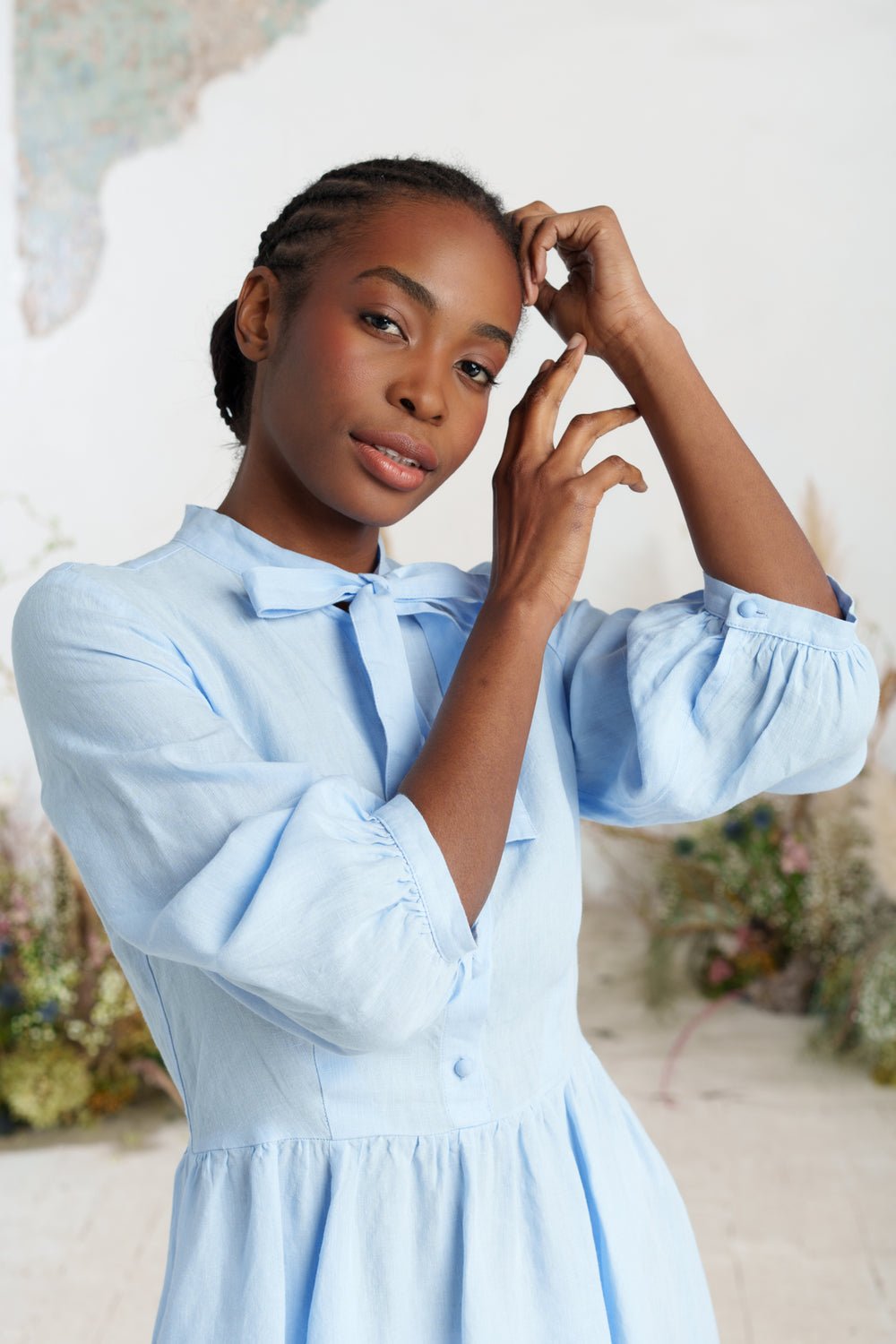 Jasmine Linen Dress - Image 2