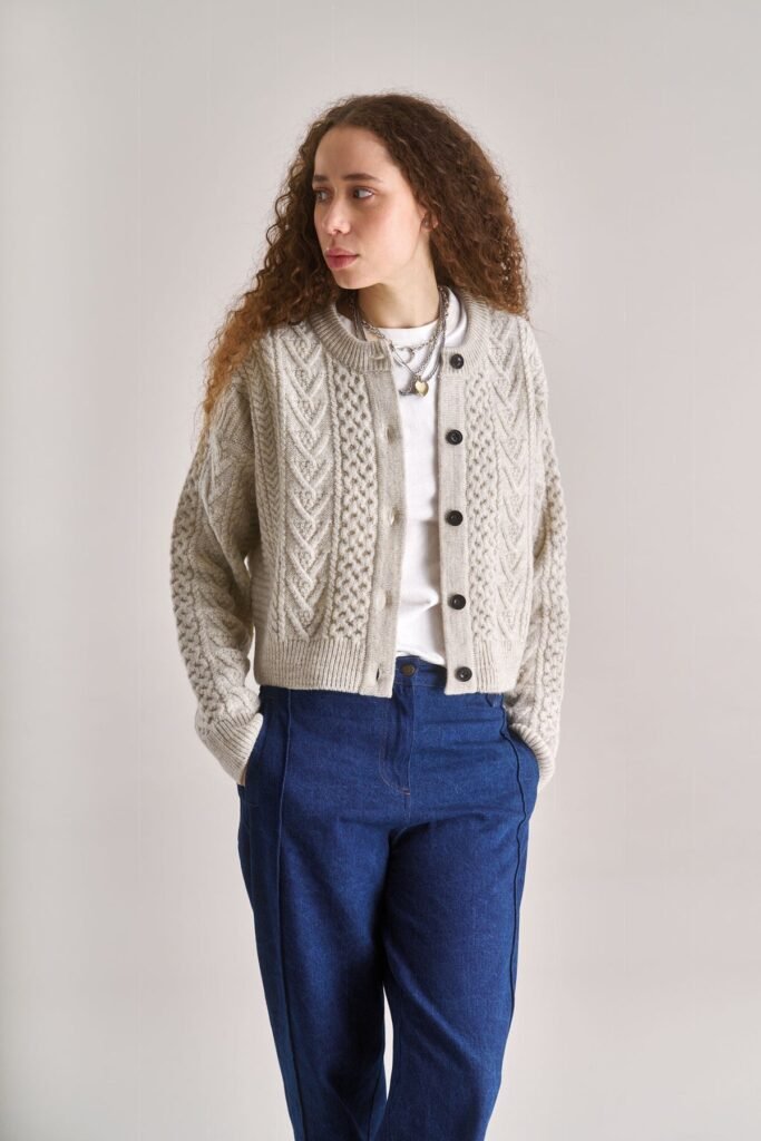 Charlie Lambswool Knit Cardigan