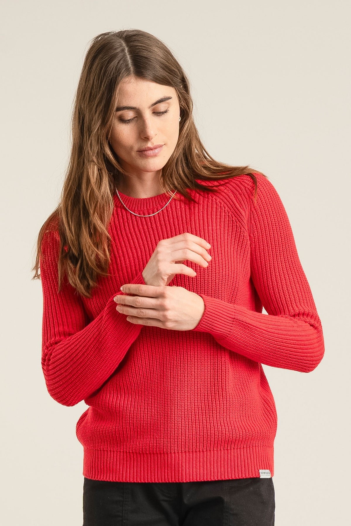 Sergio Organic Cotton Sweater in Green - Image 3