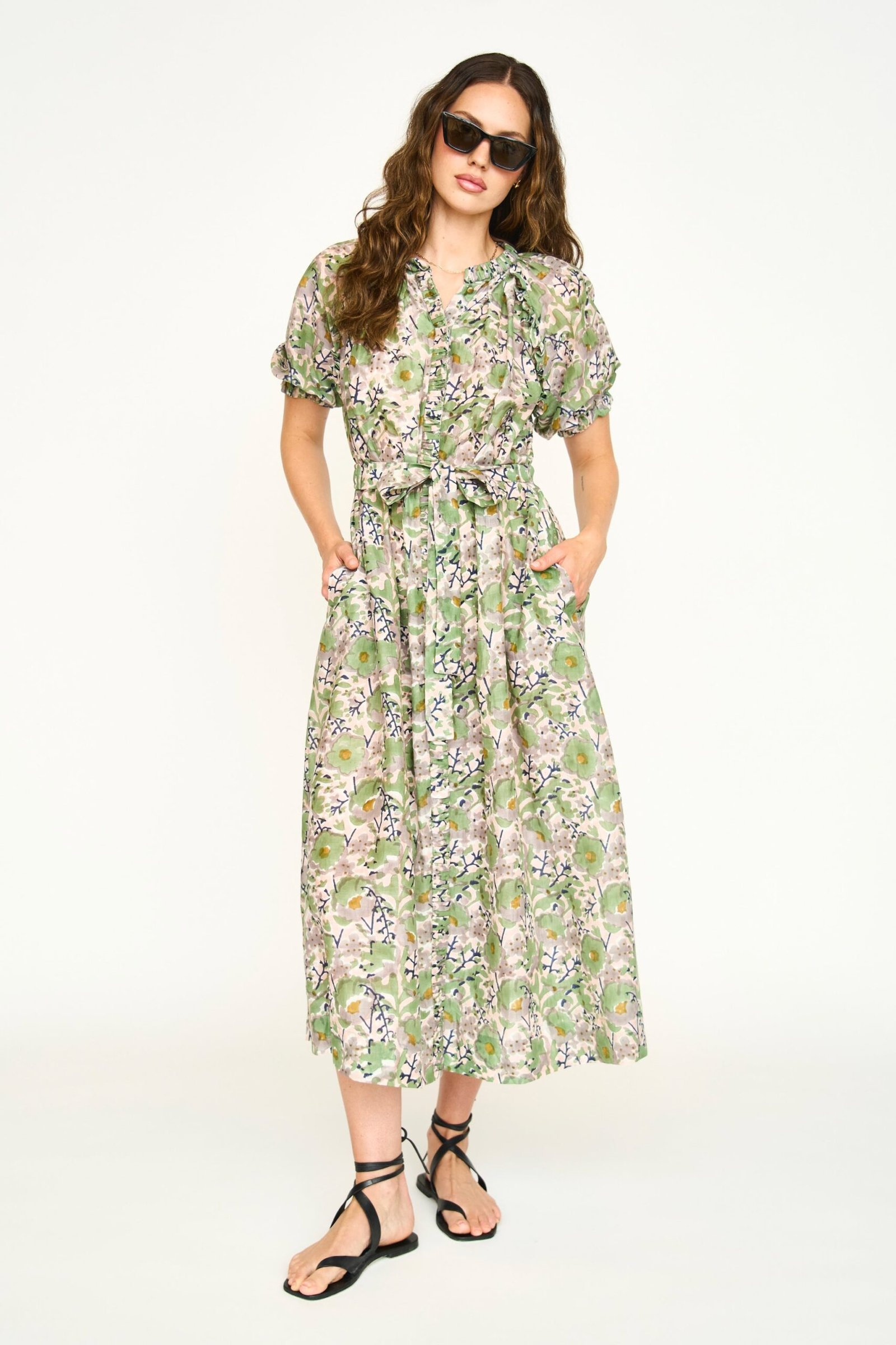 Somerset Dress in Lavender Bloom
