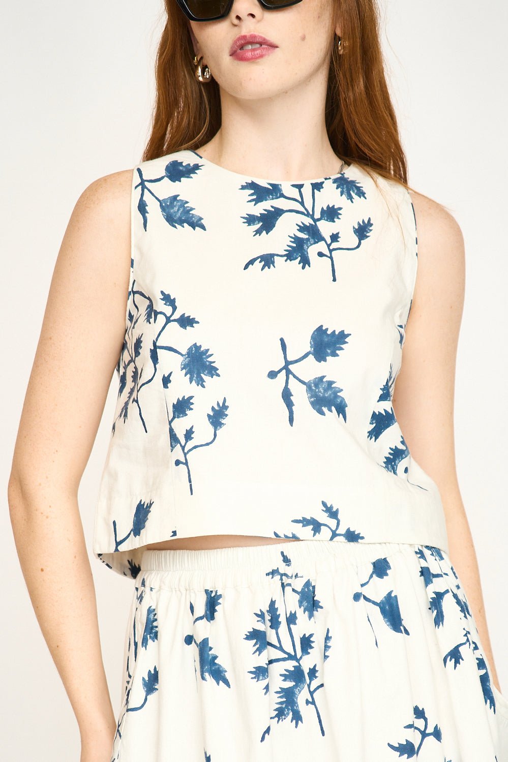 Verona Cotton Skirt in Summer Fig - Image 6