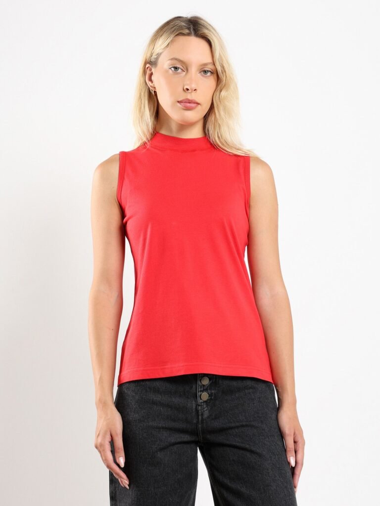 Sahra Tank in Hibiscus Red