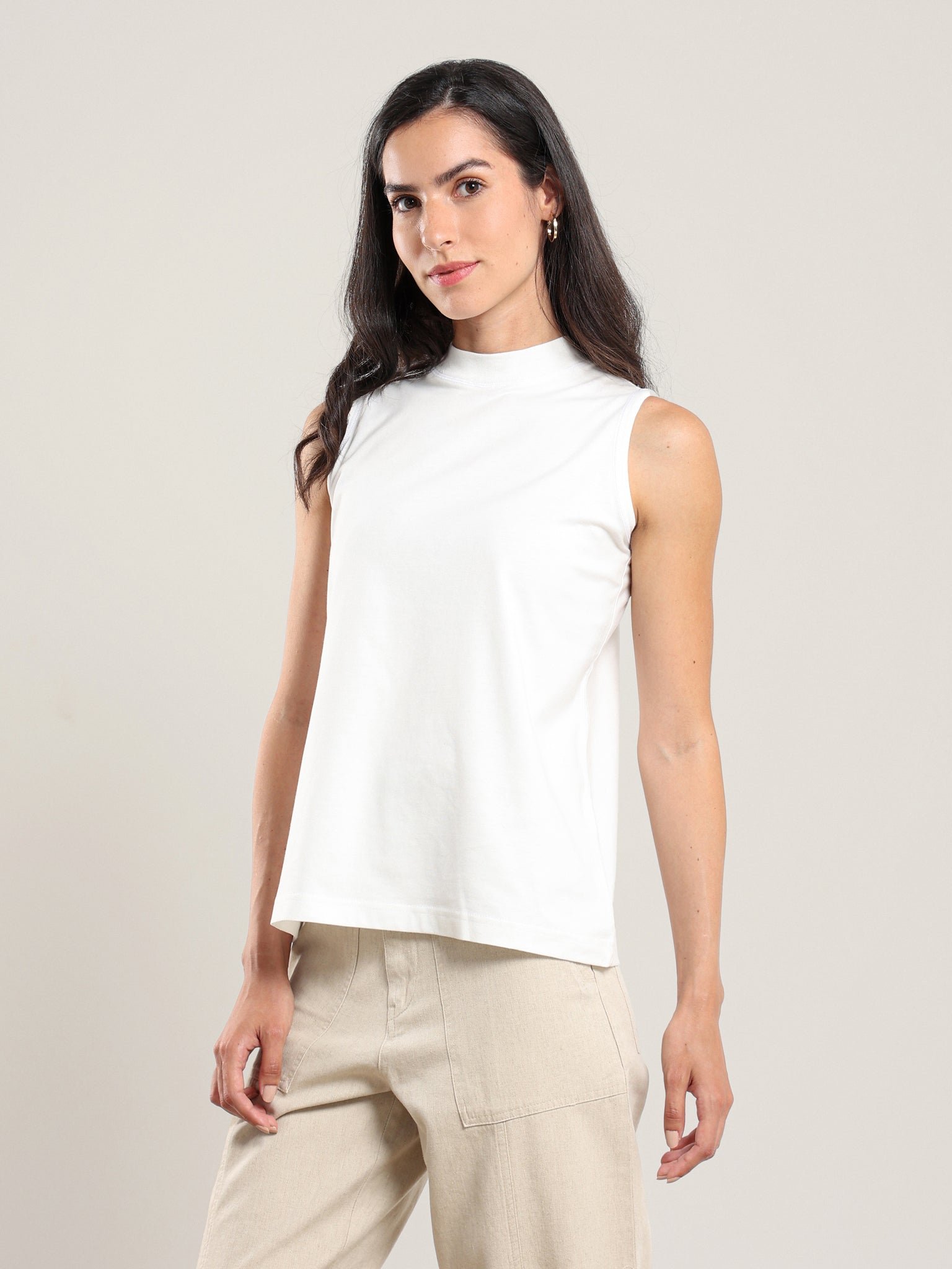 Sahra Tank in Off White - Image 3