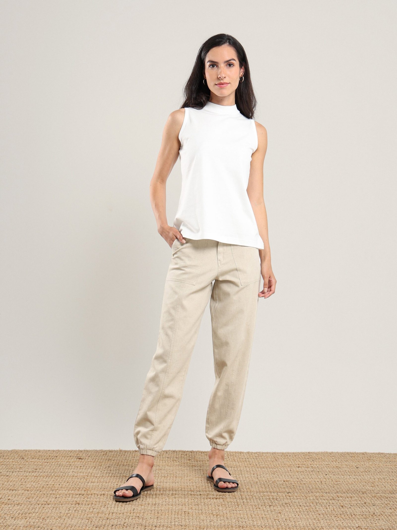 Sahra Tank in Off White - Image 2