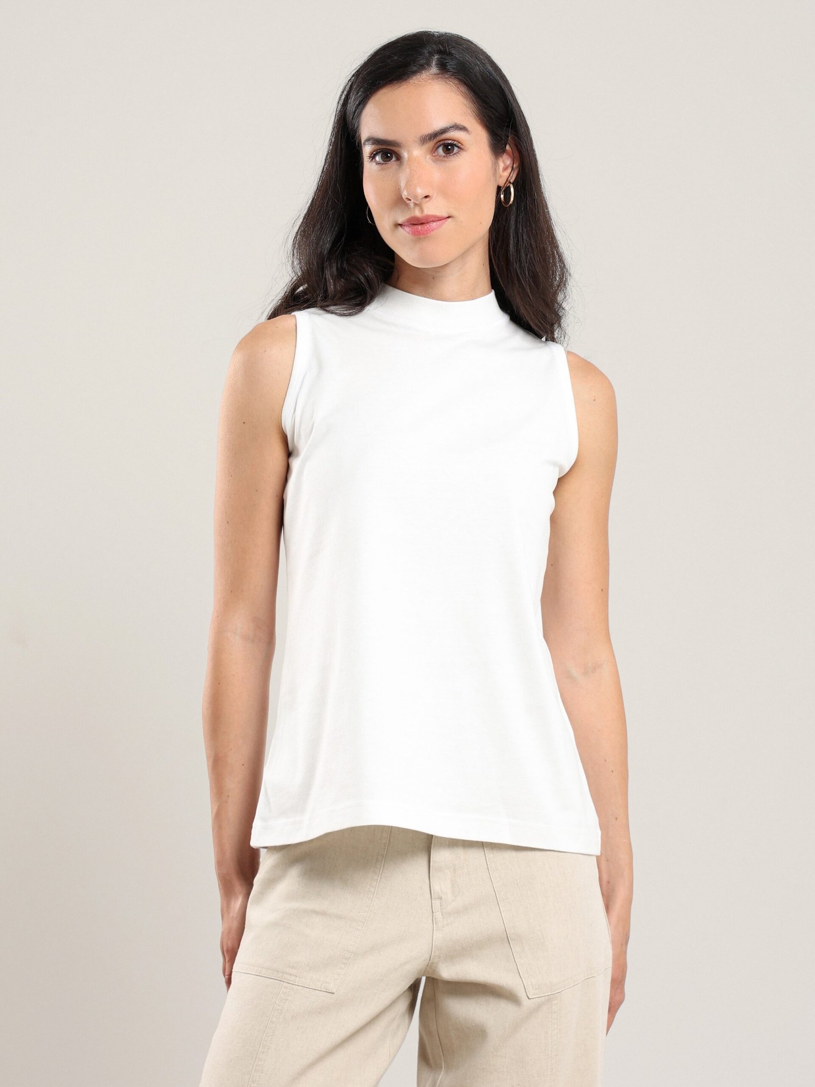 Sahra Tank in Off White