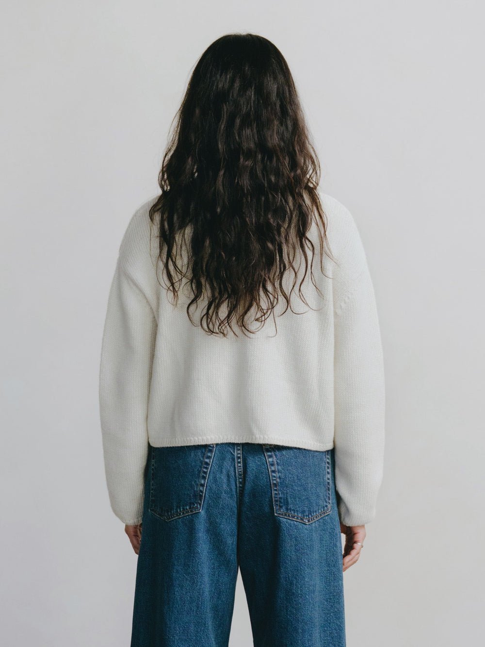 Everyday Alpaca Cardigan in Natural - Image 2