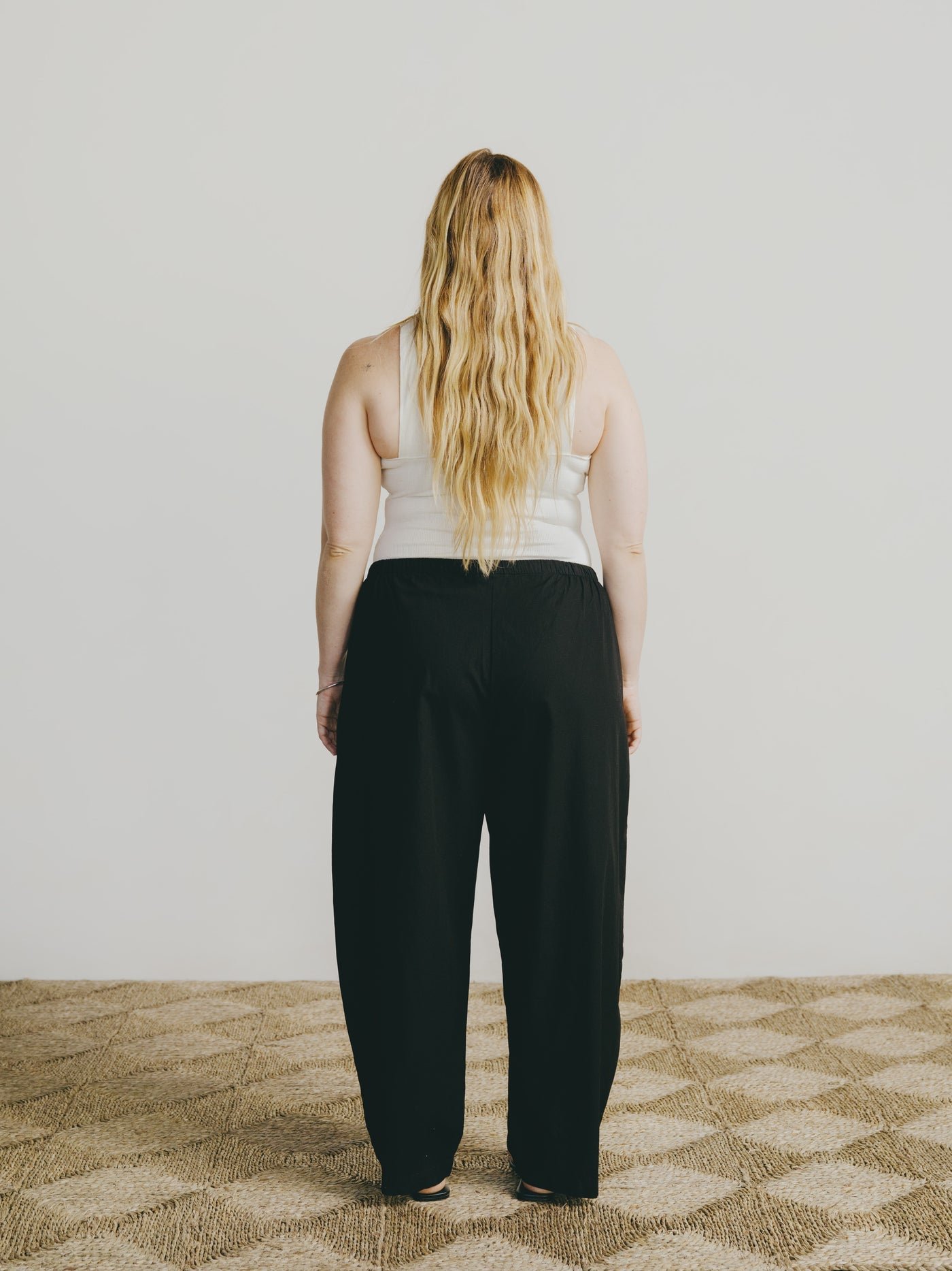 All Day Pant, Organic Cotton Poplin, Black - Image 3