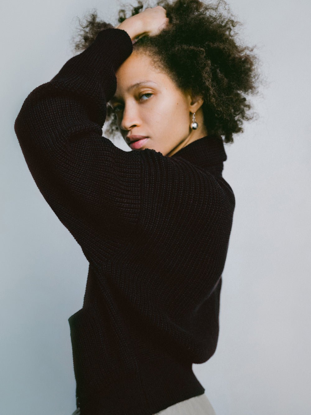 Sloan Organic Cotton Cardigan in Ecru - Image 4