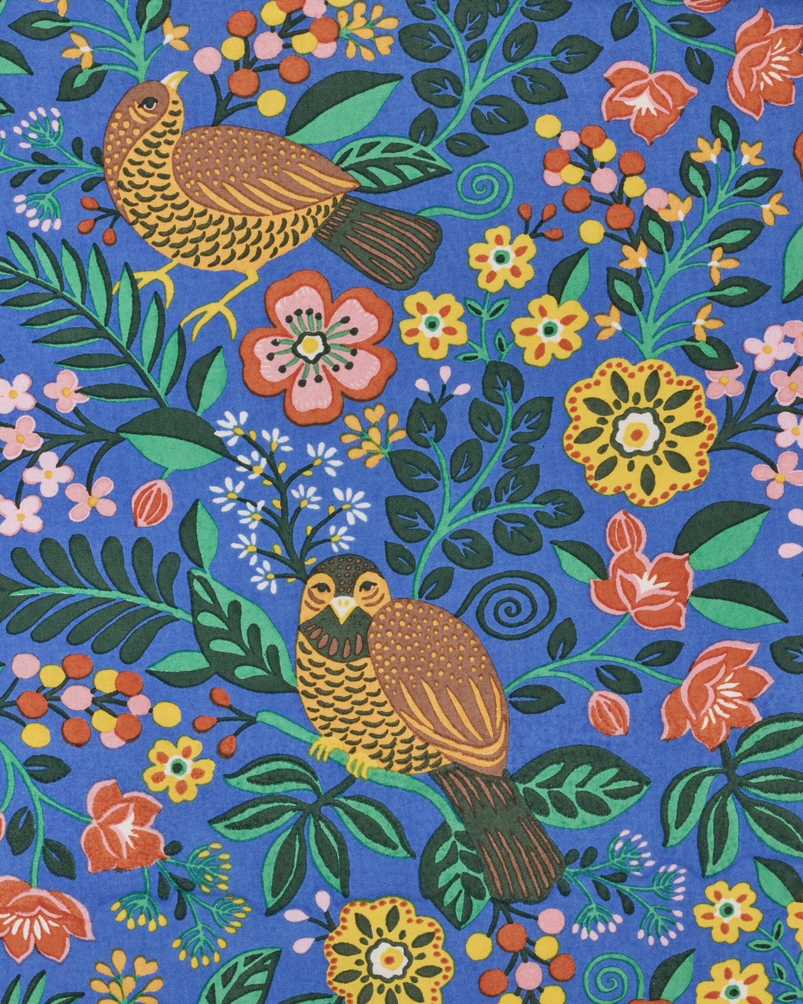 Katie Organic Cotton Blouse in Willow Wren Oasis Print - Image 3