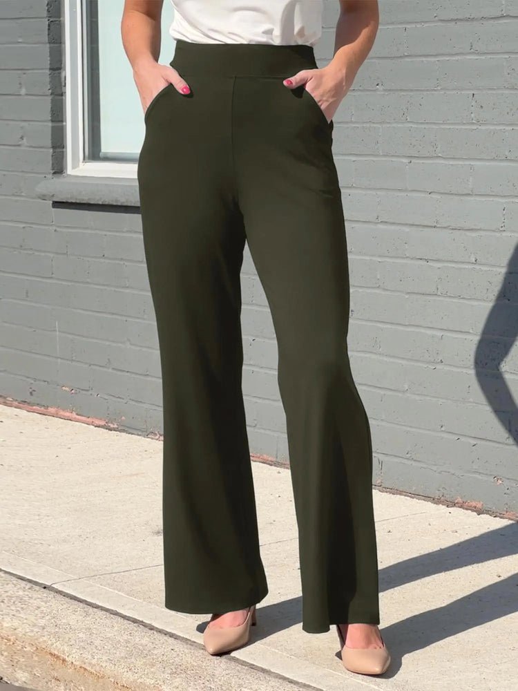 Reed Wide Leg Pants in Black - Image 3