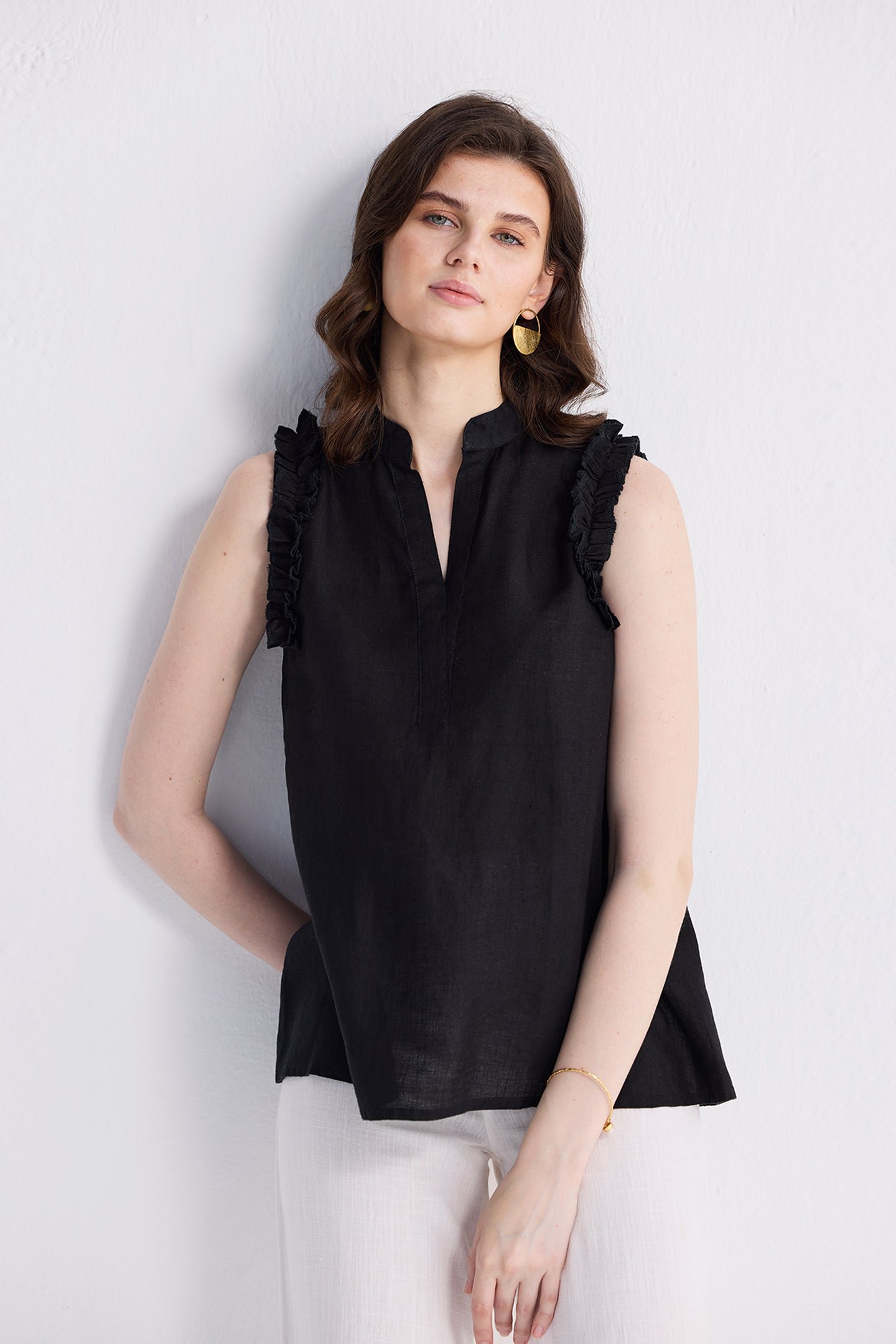 Wind in my Hair Shirt in White - Image 5