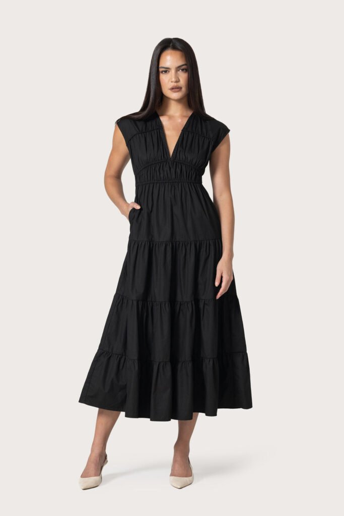 Jag Cotton Dress in Black