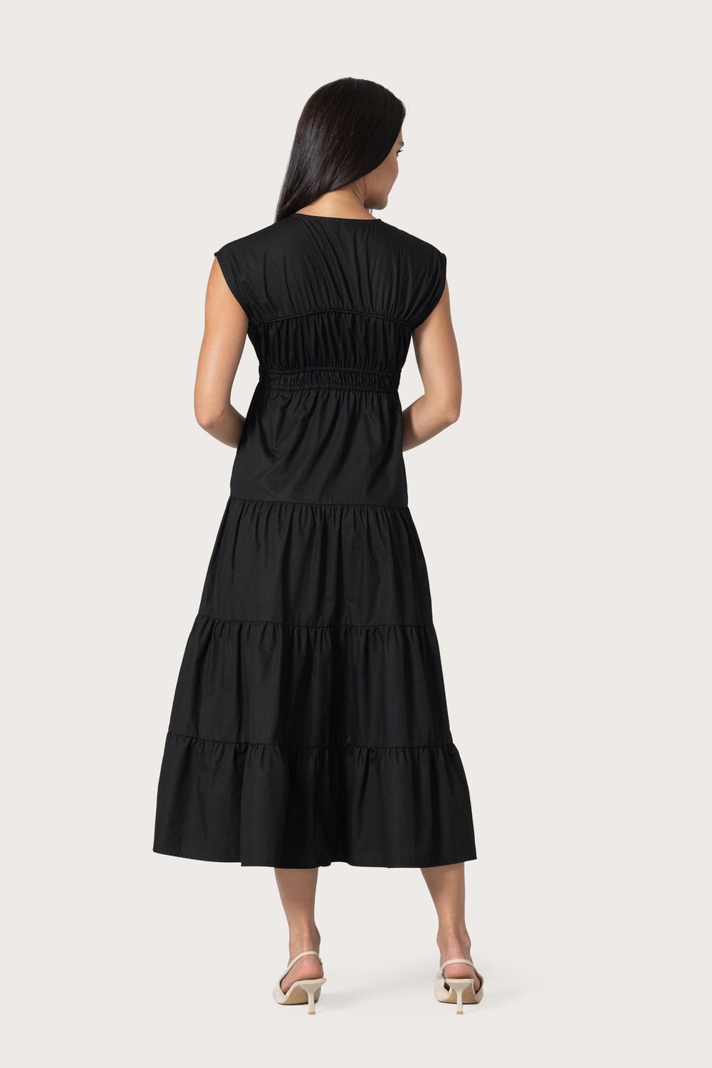 Jag Cotton Dress in Black - Image 4