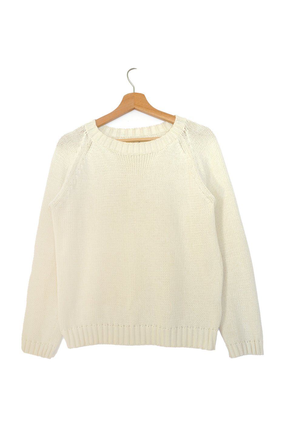 Sloane Crewneck in Oat Milk - Image 4
