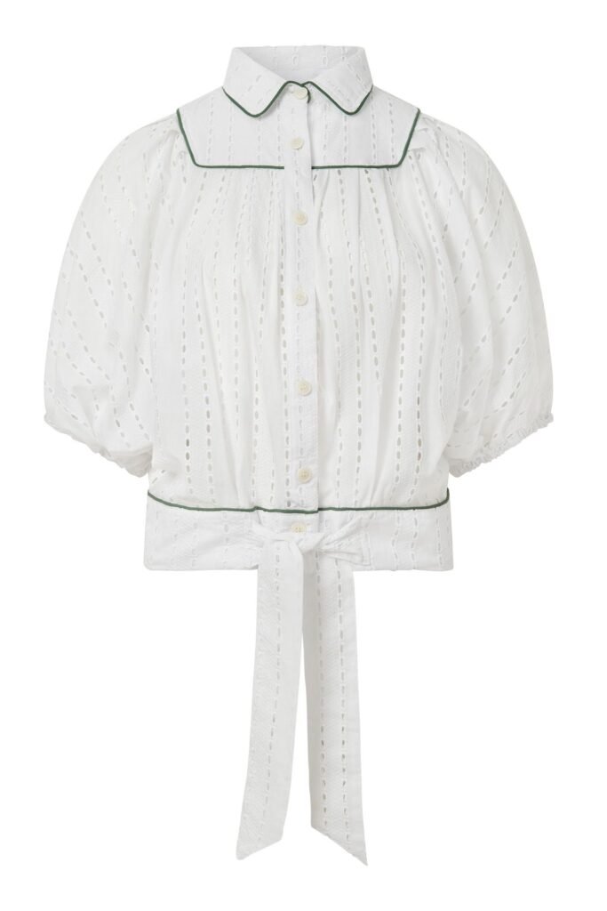 Organic Cotton Magic Broderie Anglaise Blouse