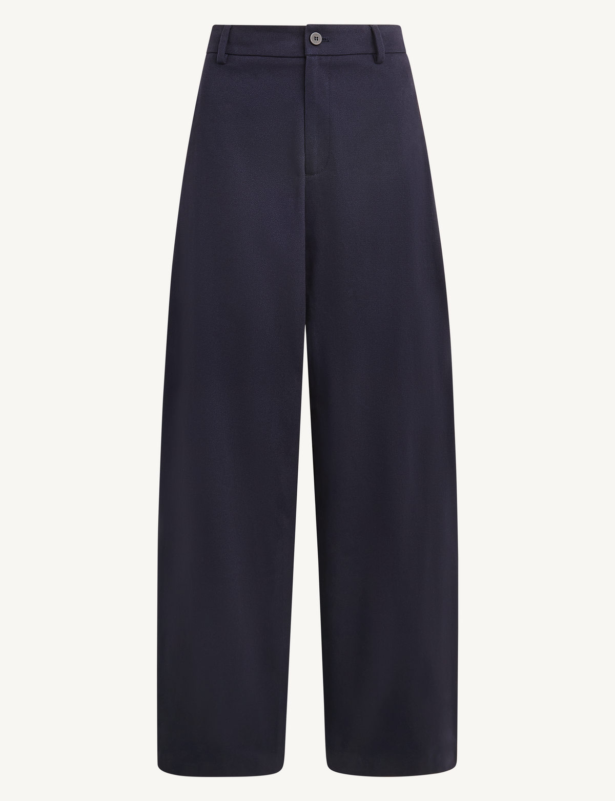 Alba Trouser: Cotton Twill, Navy - Image 2