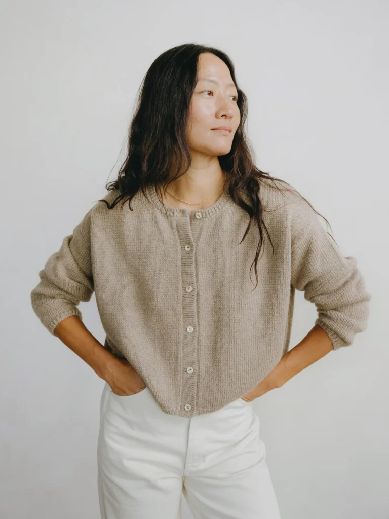 Everyday Cardigan, Baby Alpaca, Brush