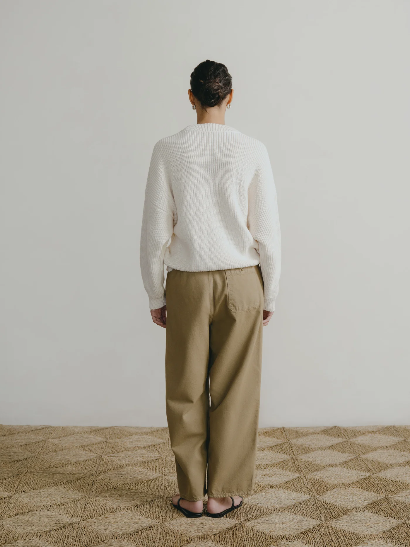 Chleo Crew, Organic Cotton Knit in Butter Yellow - Image 10