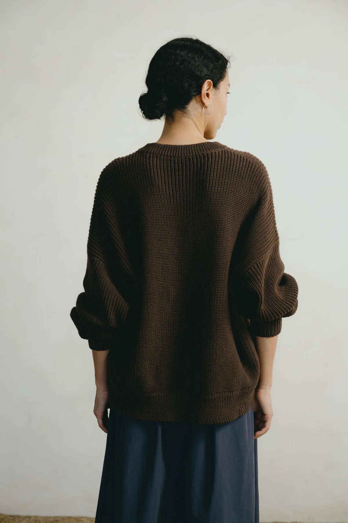 Chleo Crew, Organic Cotton Knit in Butter Yellow - Image 4