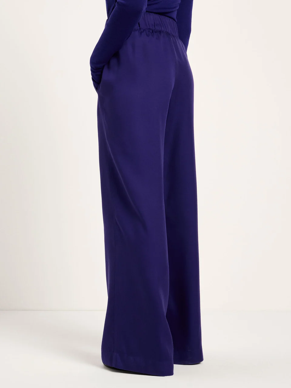 Wide Leg Tencel Pants in Burnt Orange - Image 5
