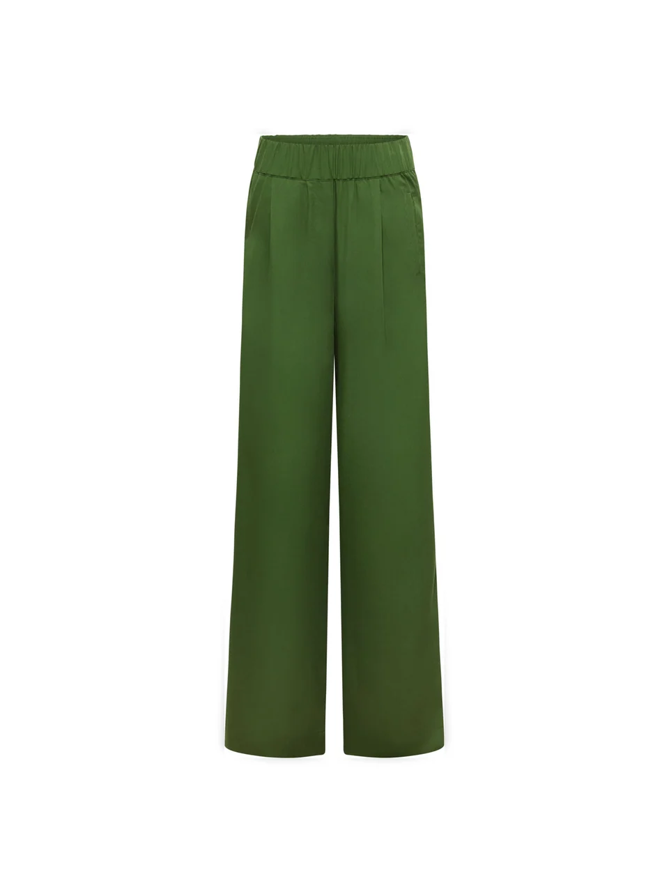 Wide Leg Tencel Pants in Burnt Orange - Image 7