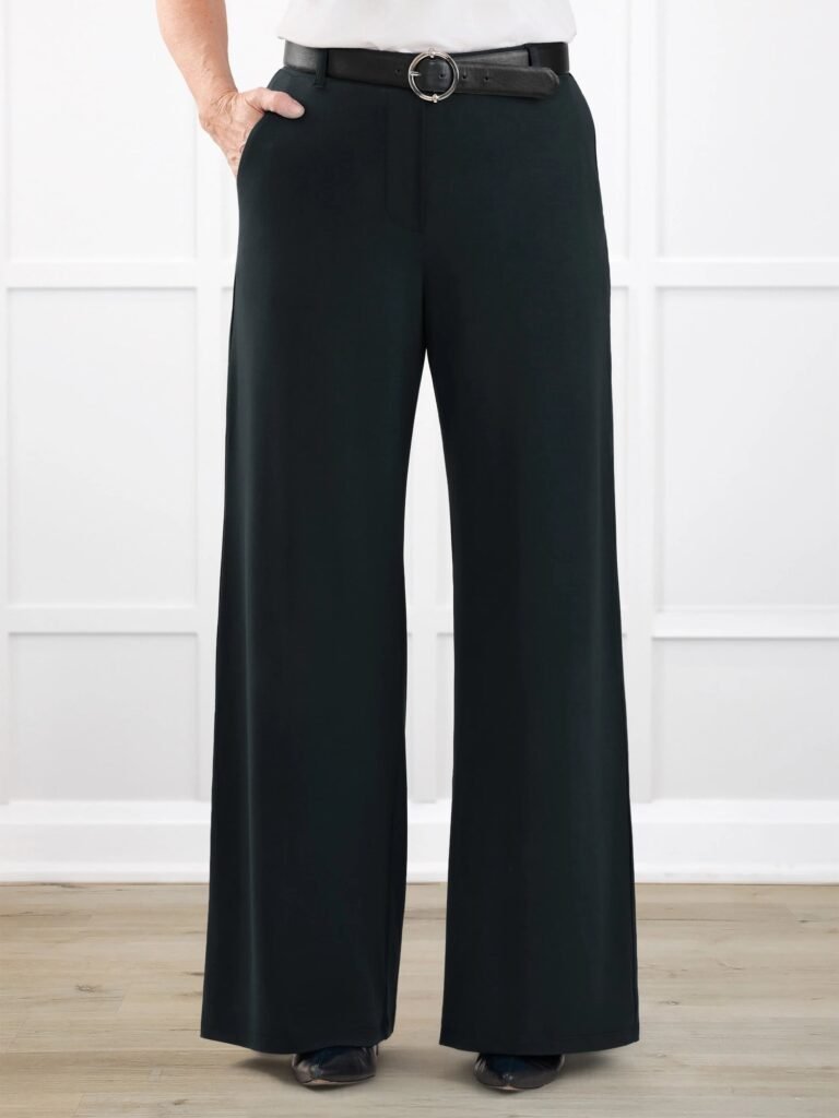 Samara wide leg pocket pant in Black