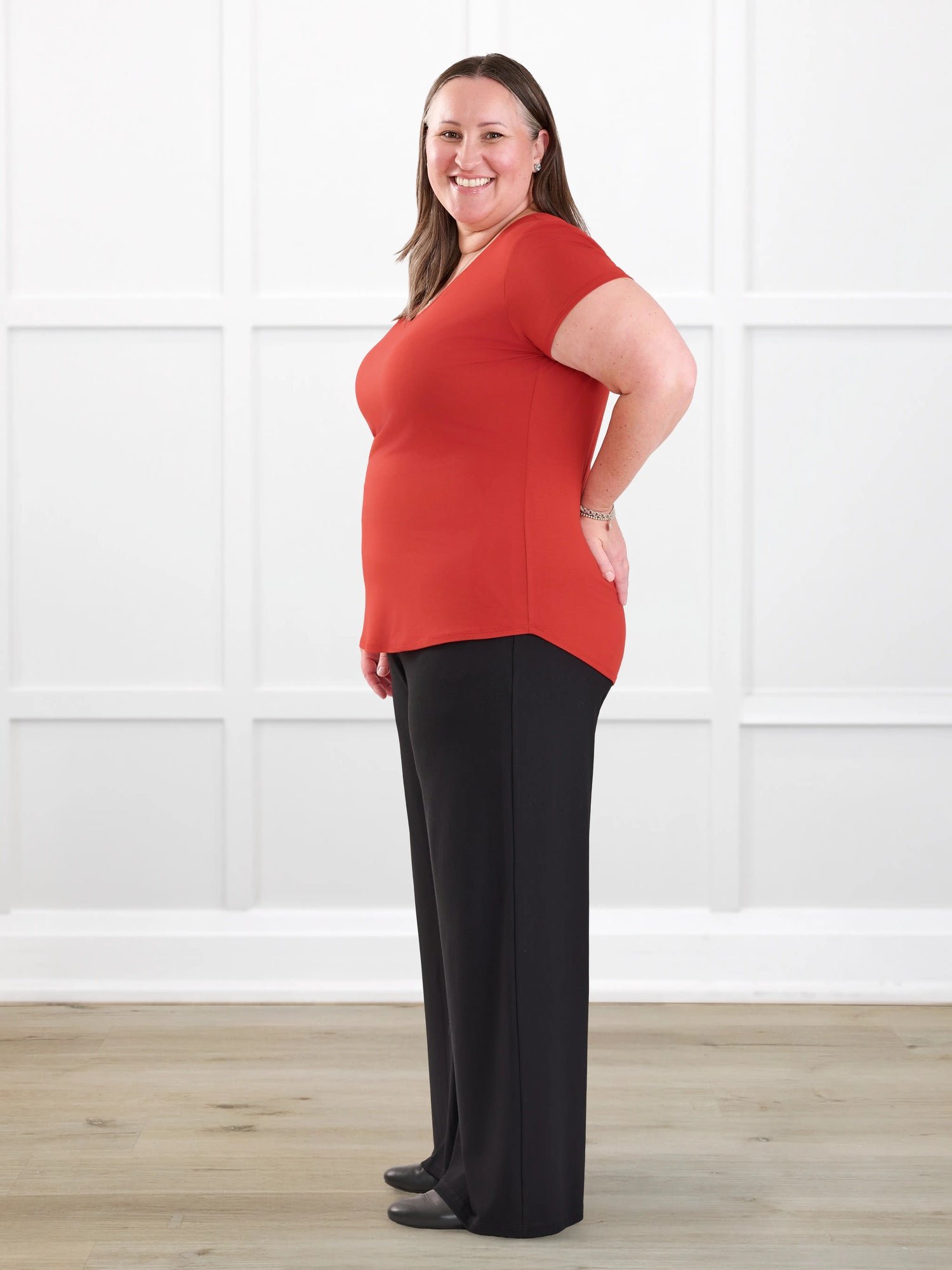Samara wide leg pocket pant in Navy Blue - Image 14
